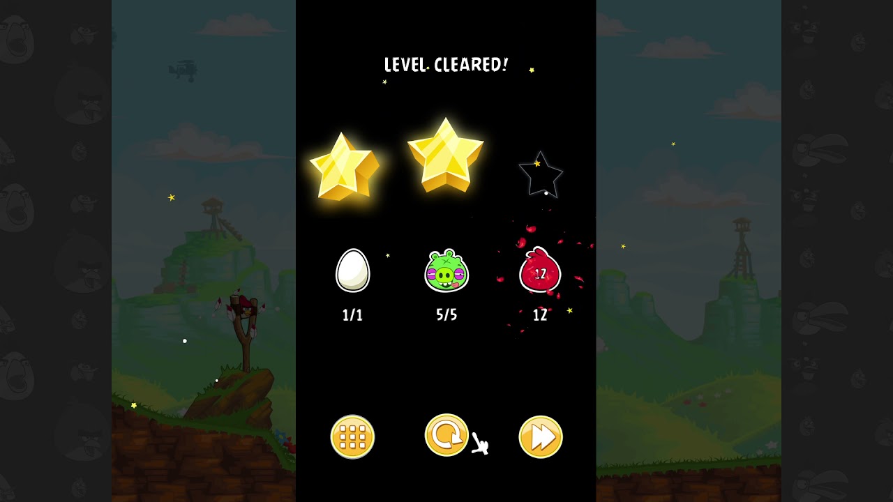 Angry Birds Classic Red's Mighty Feathers (Egg Defender) Gameplay (PC version)