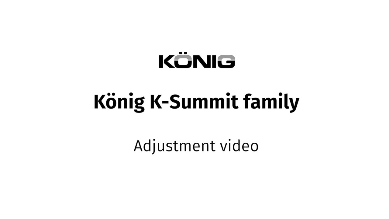 König K-Summit Tutorial adjustments EN ⛓️
