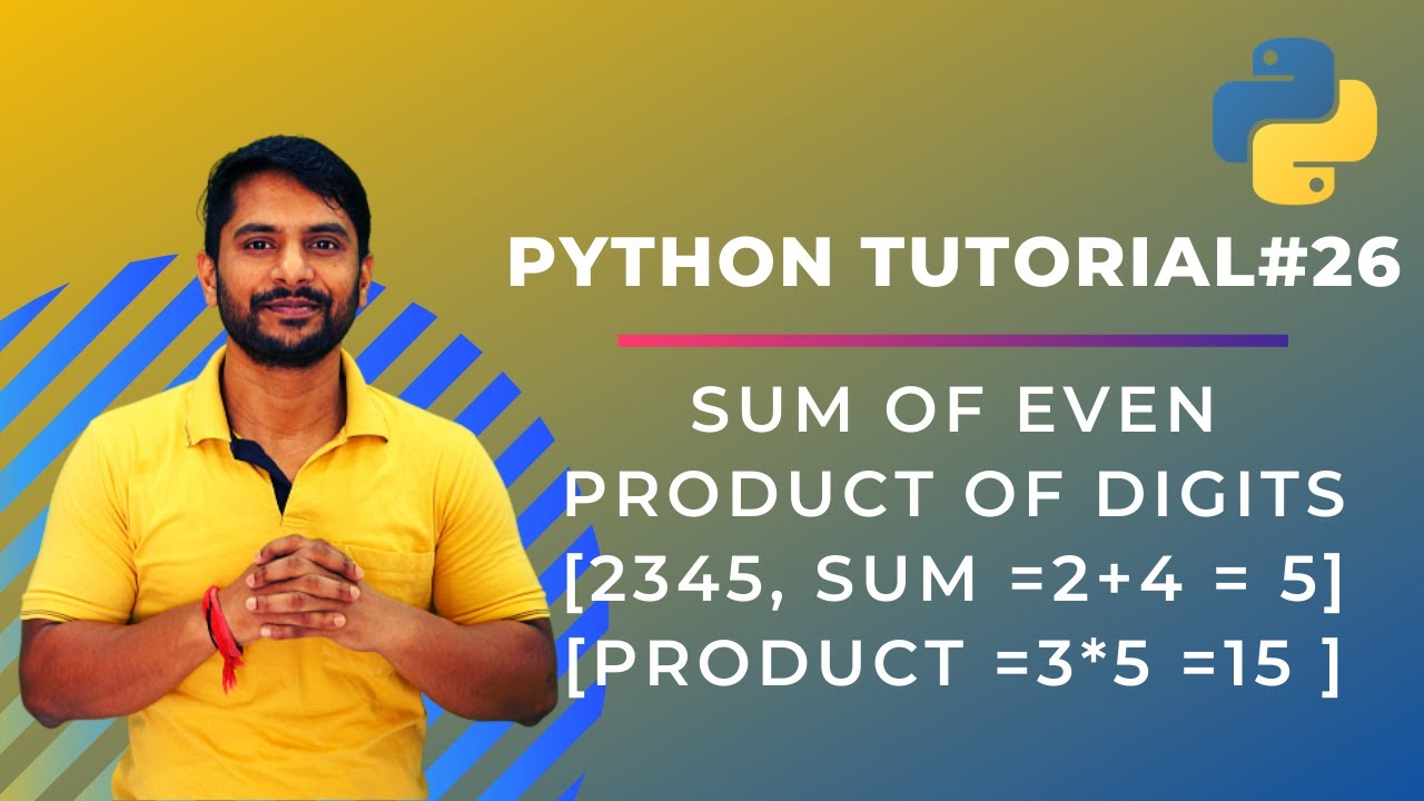 Python Program to Find Sum of Even & Product of Odd Digits of a Number - In Hindi
