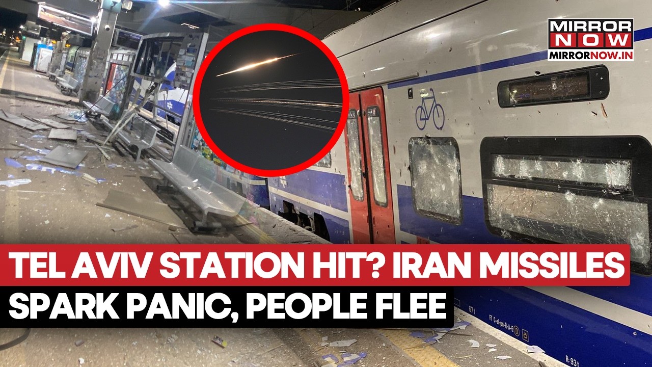 LARIJANI AVENGED? Iranian Missiles Hammer Tel Aviv's Busiest Station | Chilling Strike On Cam