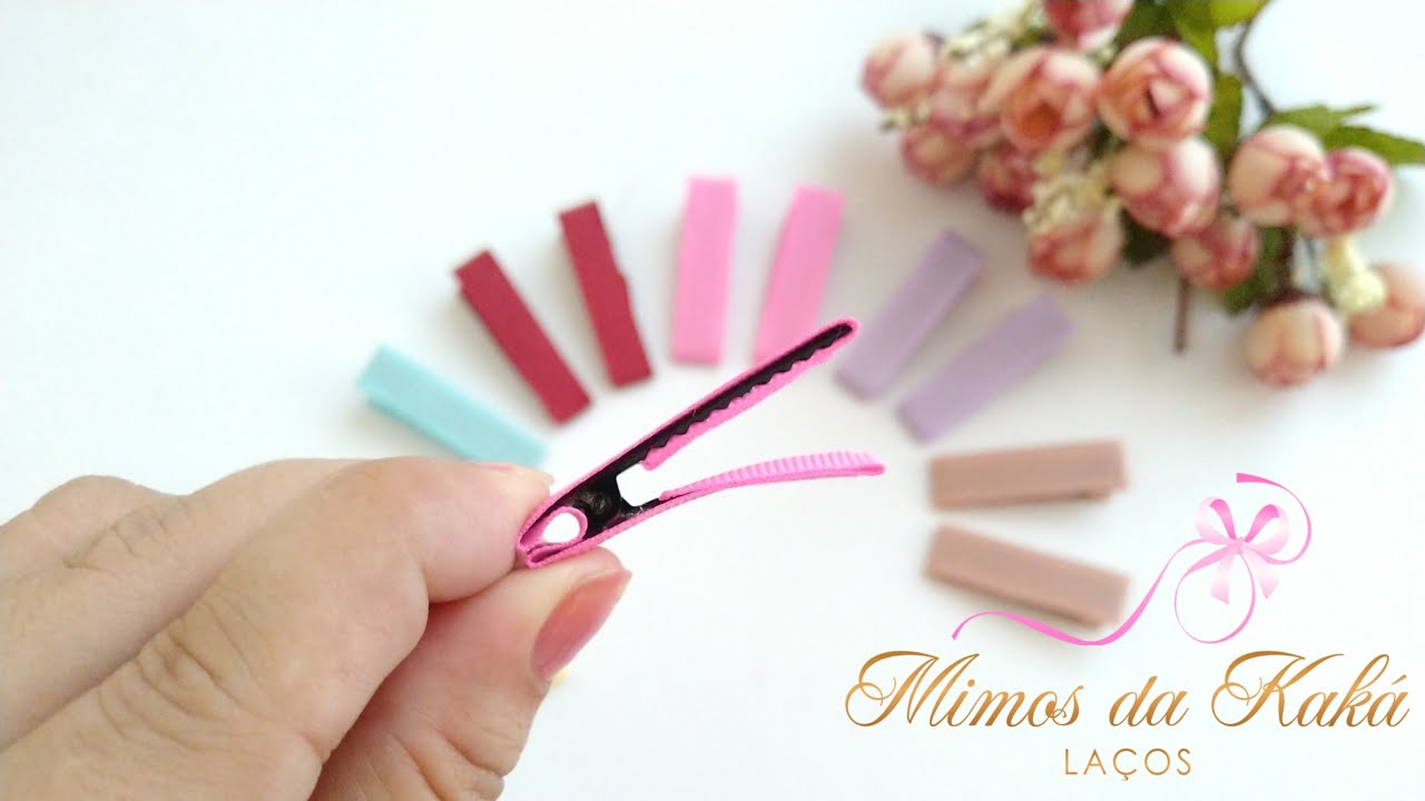 Dica Iniciante: Como Encapo Bipo de Pato-Diy Ribbon Bow-Kaká Magalhães