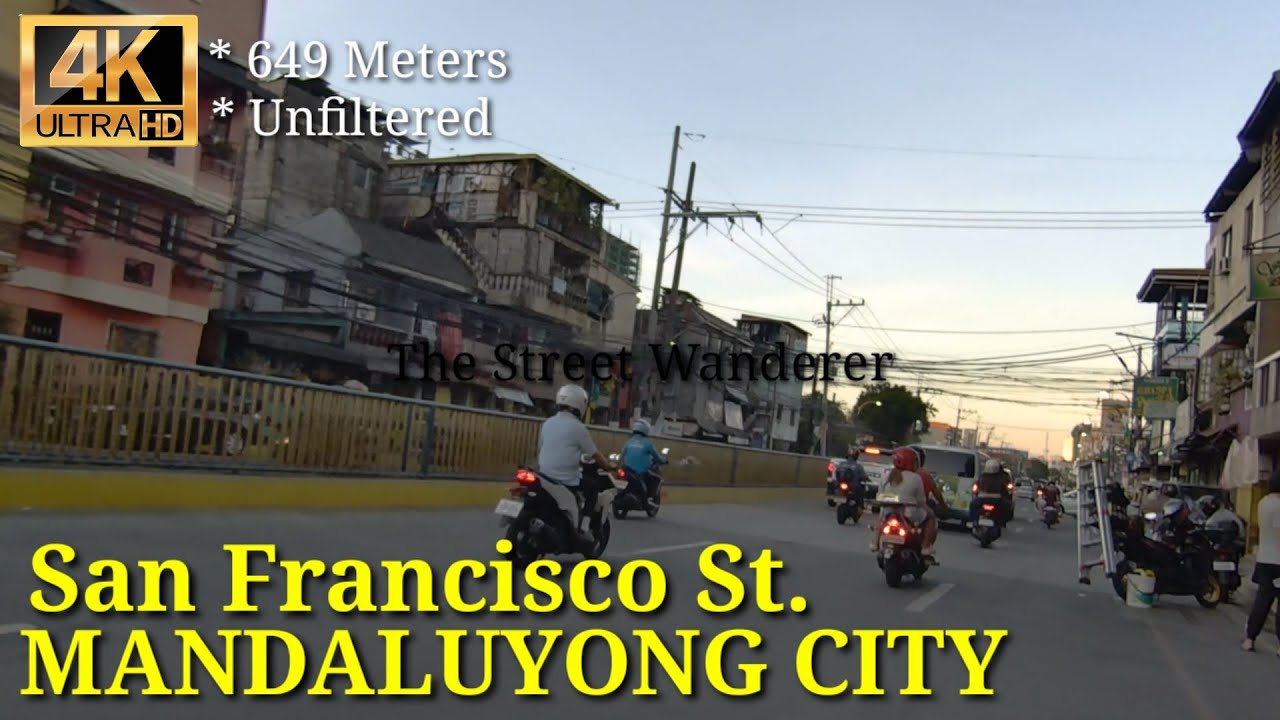 A little bit UNUSUAL San Francisco Street in MANDALUYONG CITY (649m)