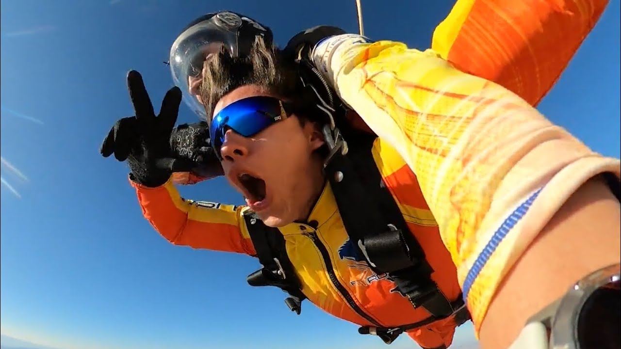 R*T4RD WITH .5 GPA TAKES IQ TEST THEN JUMPS OUT OF PLANE