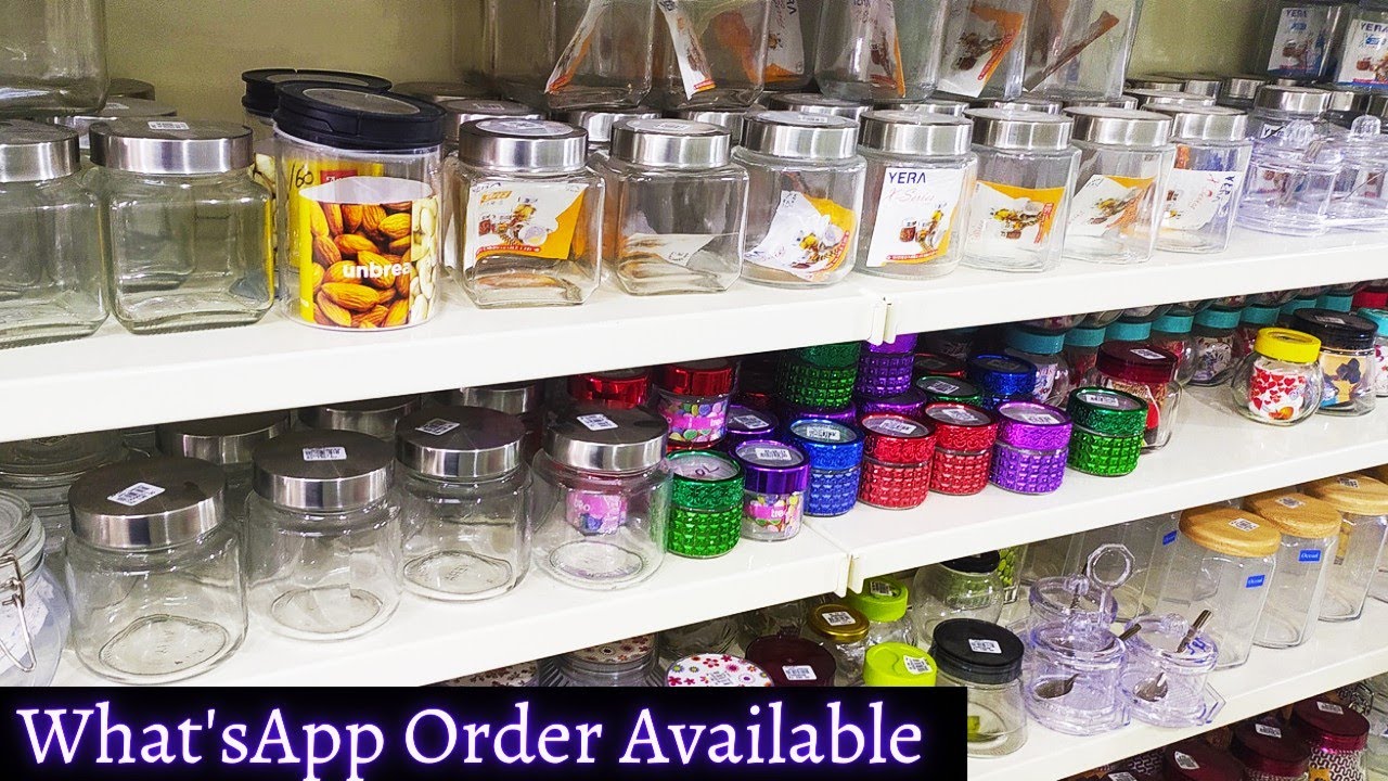 கோவையில் Kitchen Glass storage containers organizers Oil bottle Collections| Lakshmi Appliances