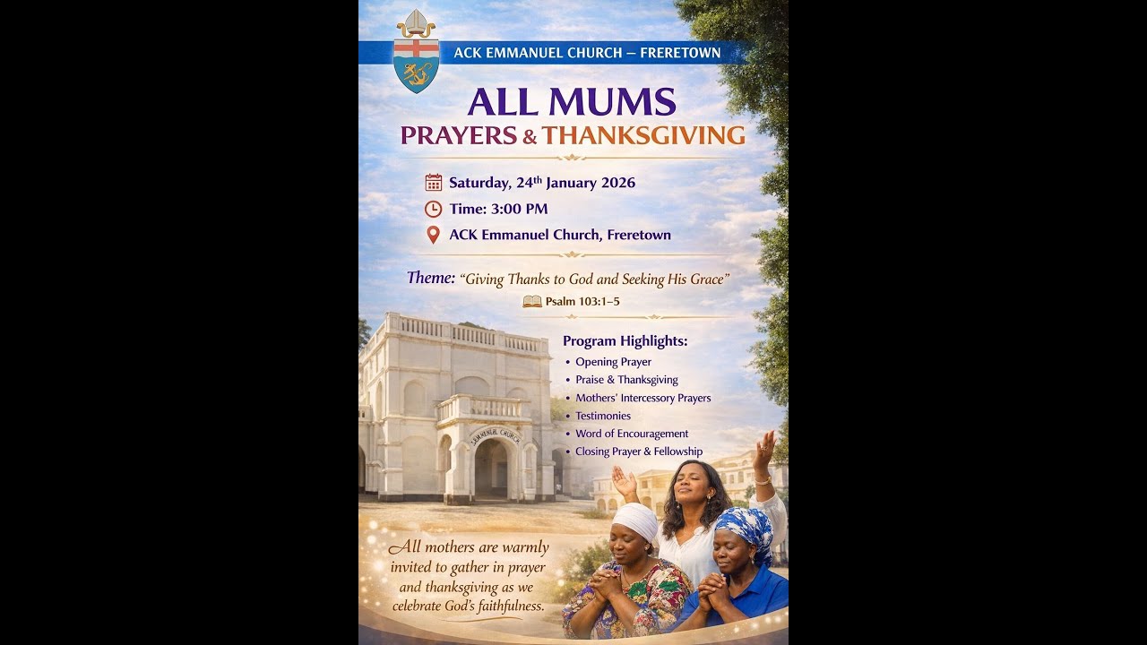 ALL MUMS PRAYERS AND THANKSGIVING SERVICE