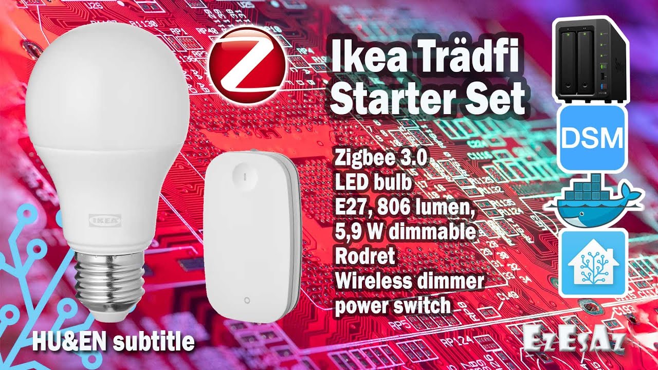 57 Ikea Tr&auml;dfi Starter kit, Integration of Zigbee smart bulb and Rodret dimmer into Home Assistant