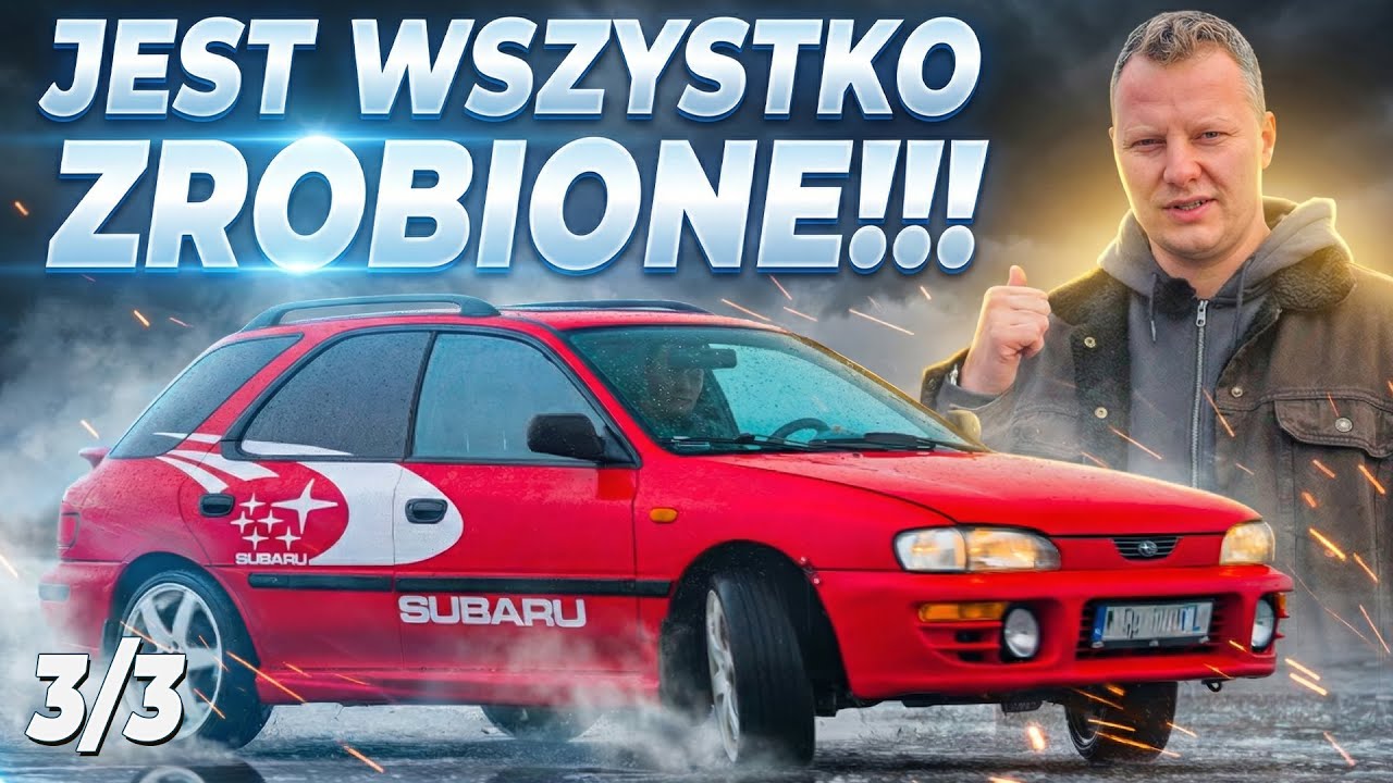 SUBARU Impreza GOTOWA! Ostatnie prace i JAZDA po śniegu! - Kickster MotoSprzedaFca #10