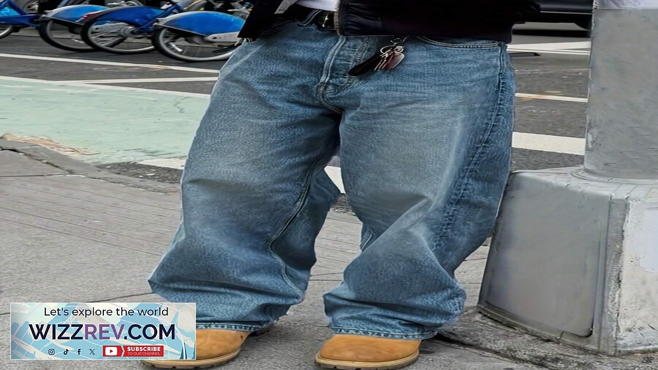 Мужские винтажные джинсы свободного кроя, повседневные, универсальные, подходят для всех сезонов.