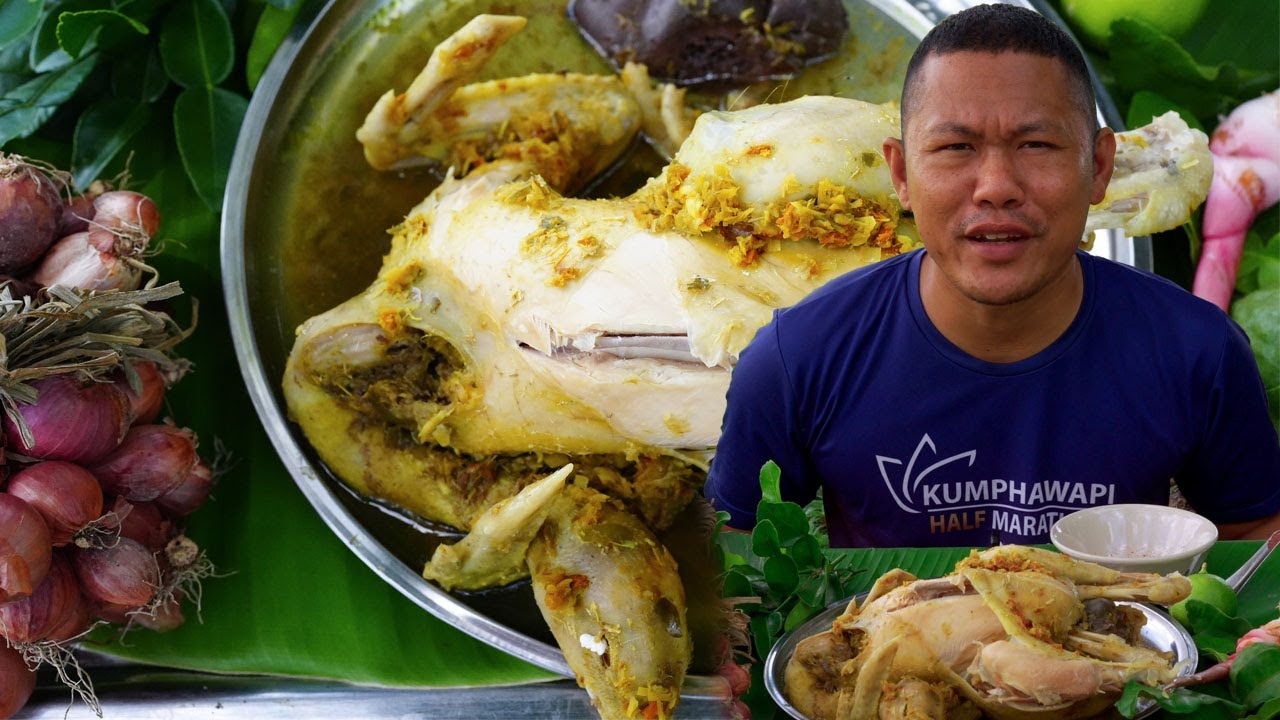 กัดฉีก!!นึ่งไก่บ้านเหลืองอุ่ยฮุ่ยเปลื่อยคักๆสุดอีหลีเด้อพี่น้อง Iพี่จ่า