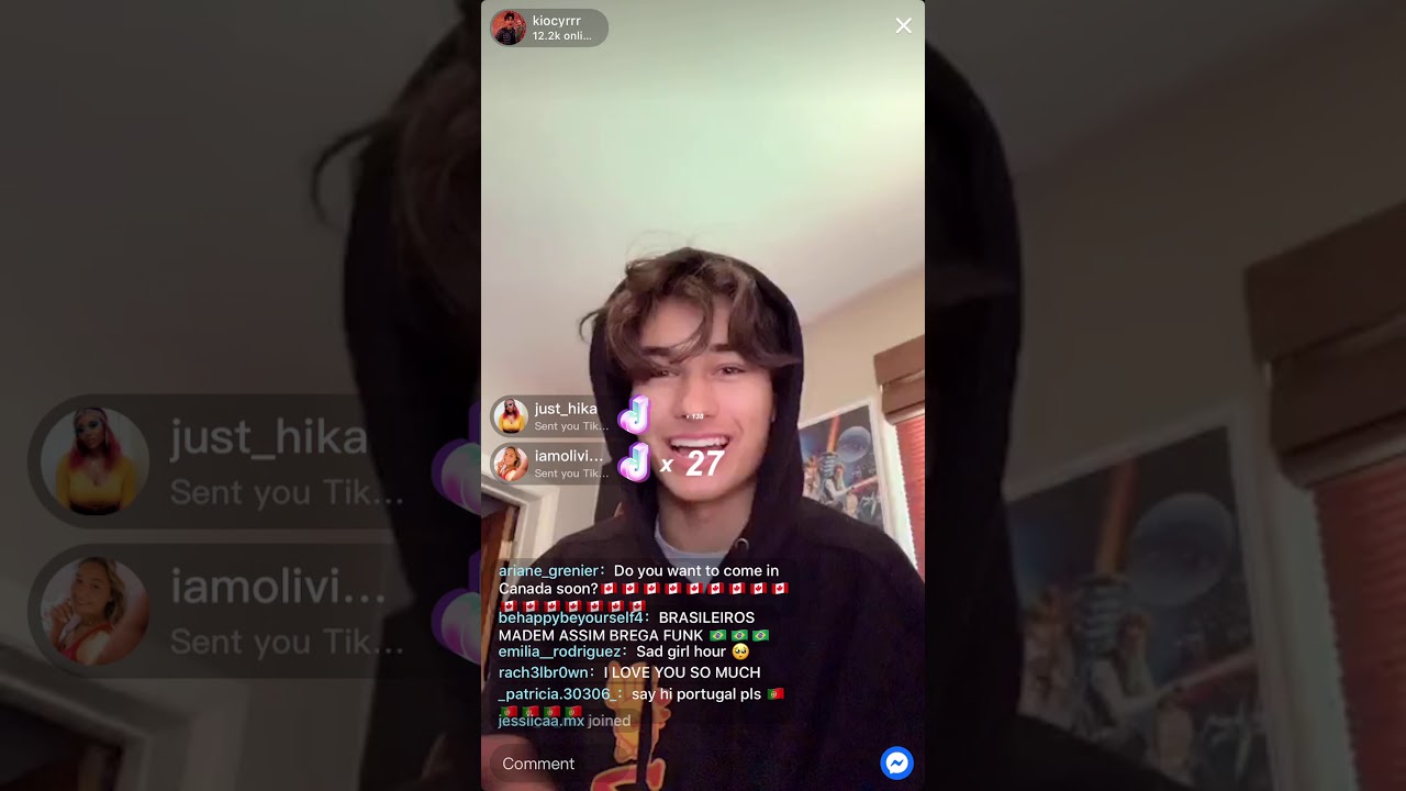 Kio Cyr’s TikTok live. Talking about break up with Olivia| June 25