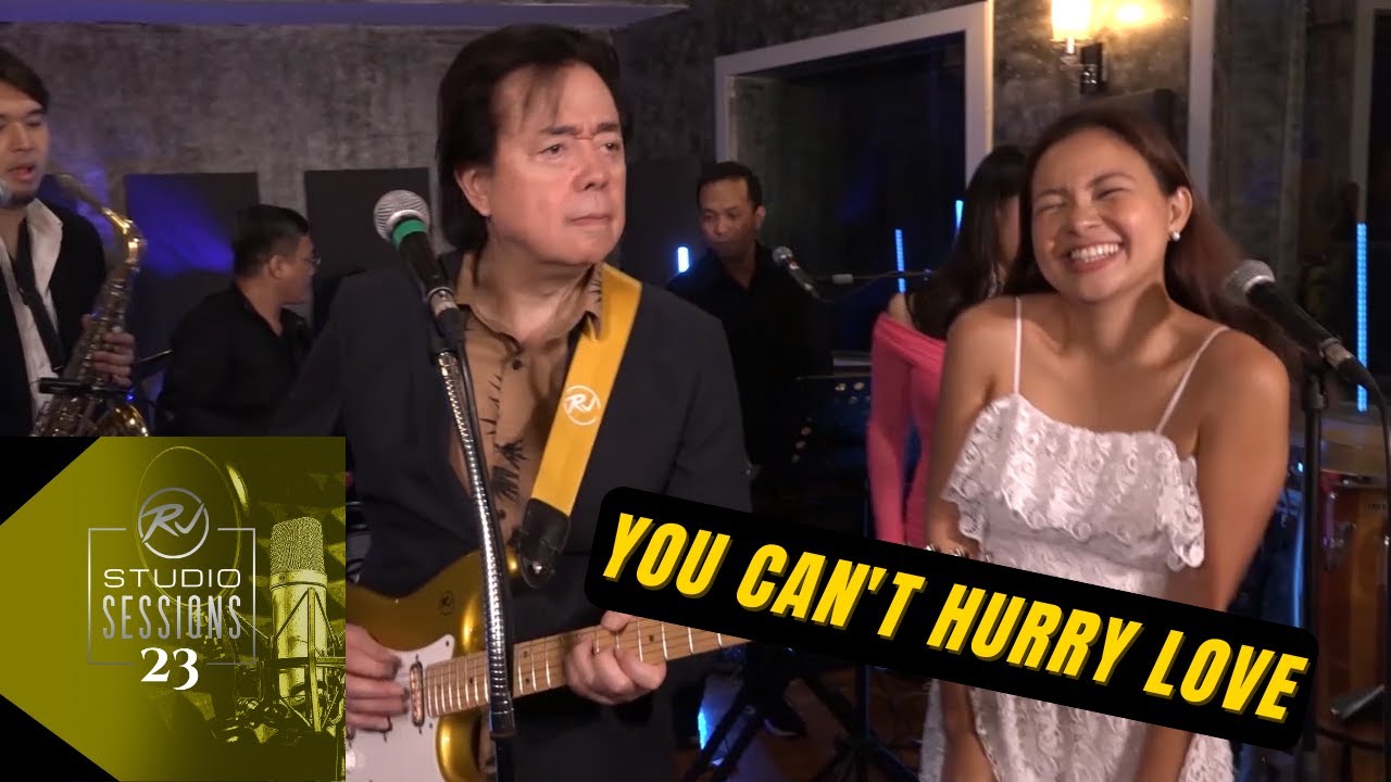 RJ Jacinto and Sitti  Navarro - You Can't Hurry Love (Studio Sessions 2023)