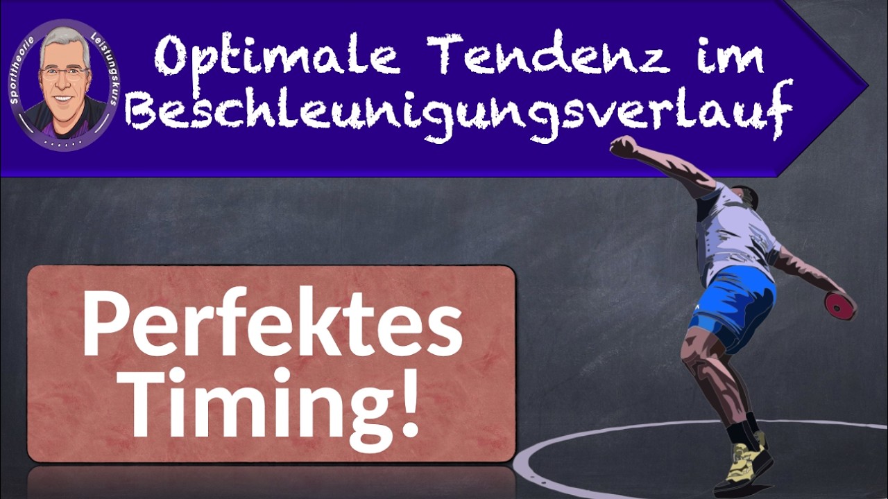 Das biomechanische Prinzip der optimalen Tendenz im Beschleunigungsverlauf