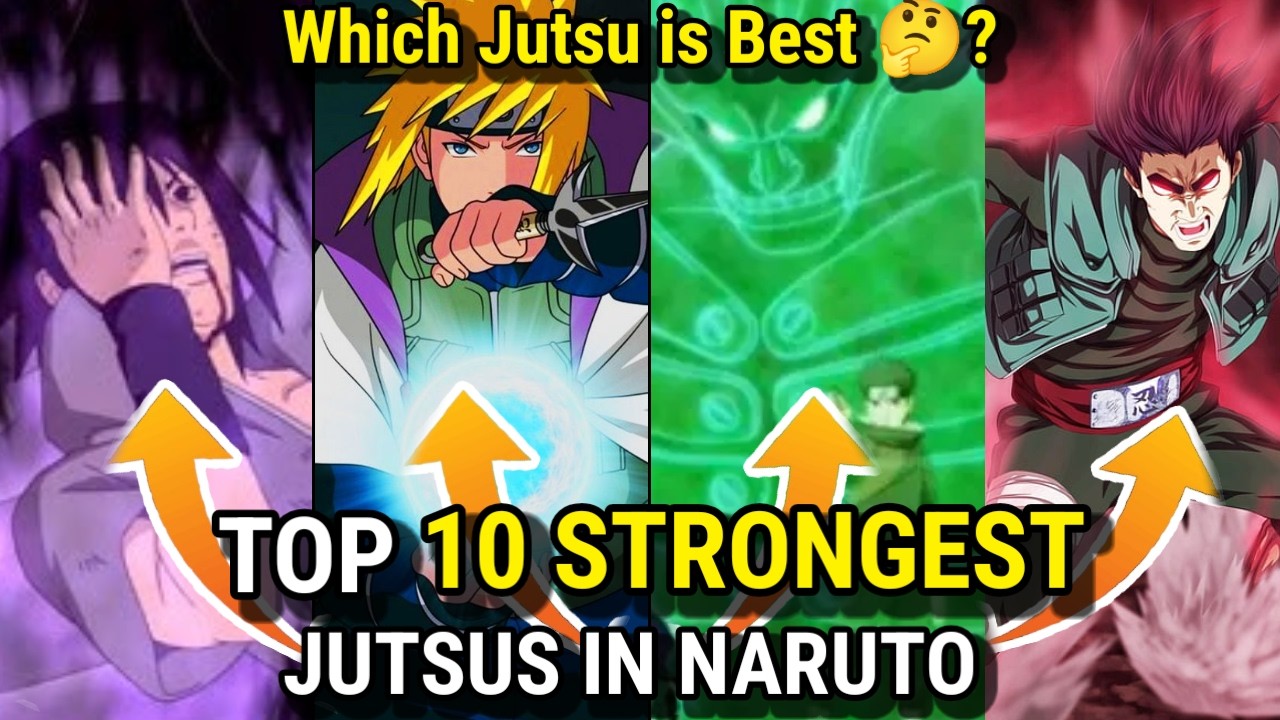 🔥 Naruto's TOP 10 STRONGEST JUTSUS RANKED! (You Won't Believe #1) 🔥
