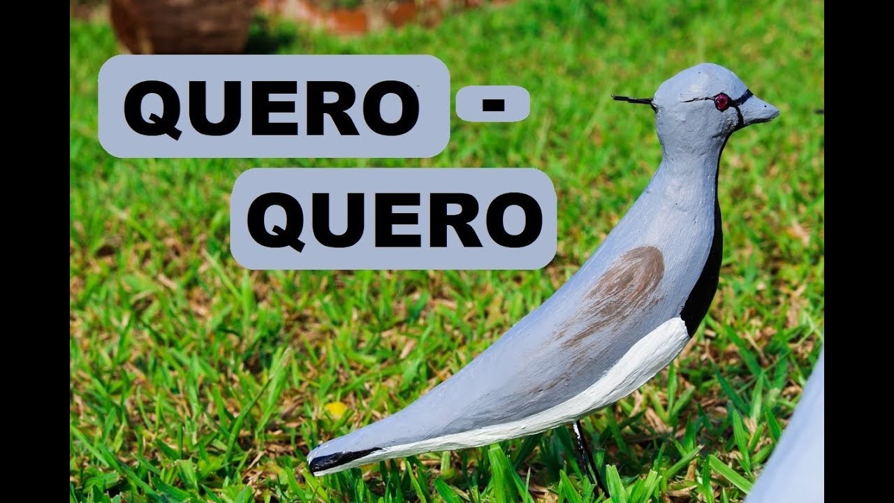 QUERO-QUERO DECORATIVO PARA JARDIM!