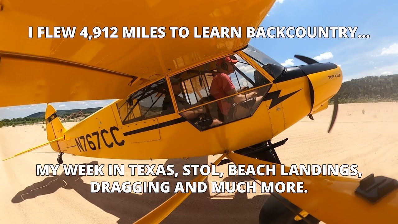 Learning backcountry flying - STOL, beach landings in a Top Cub and Carbon Cub FX3