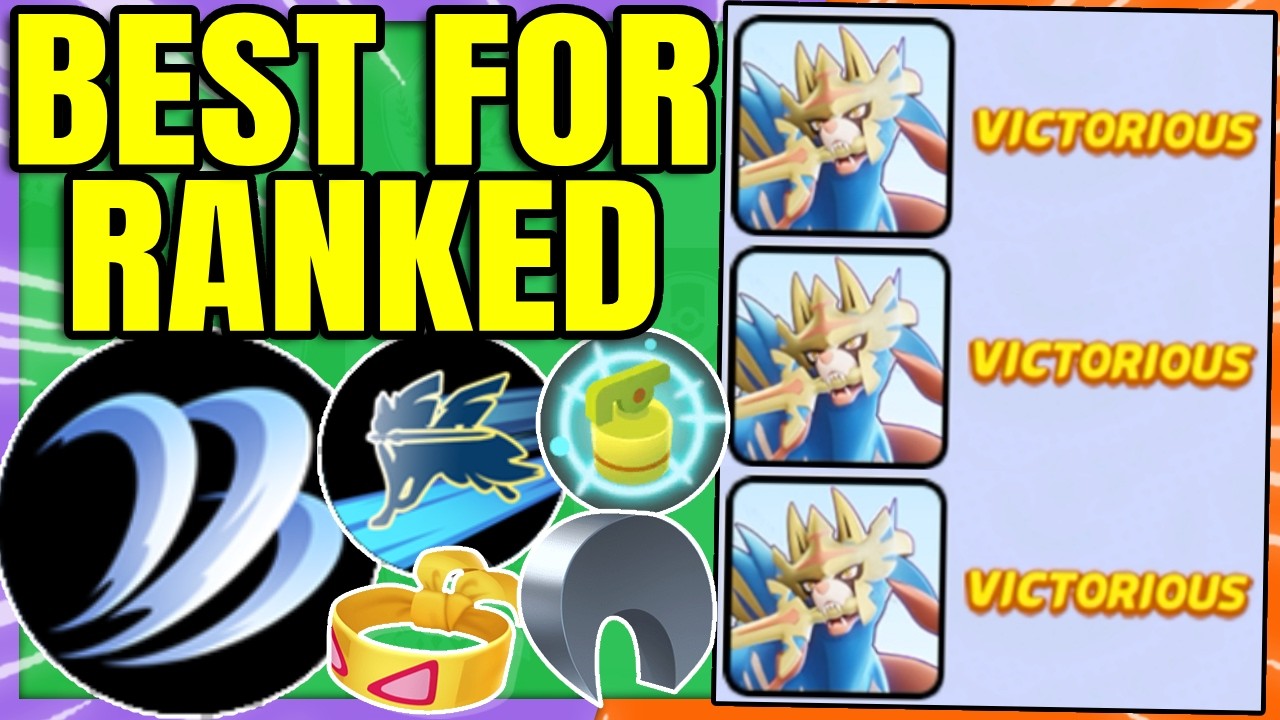 This ZACIAN BUILD is PERFECT for CLIMBING in RANKED | Pokemon Unite
