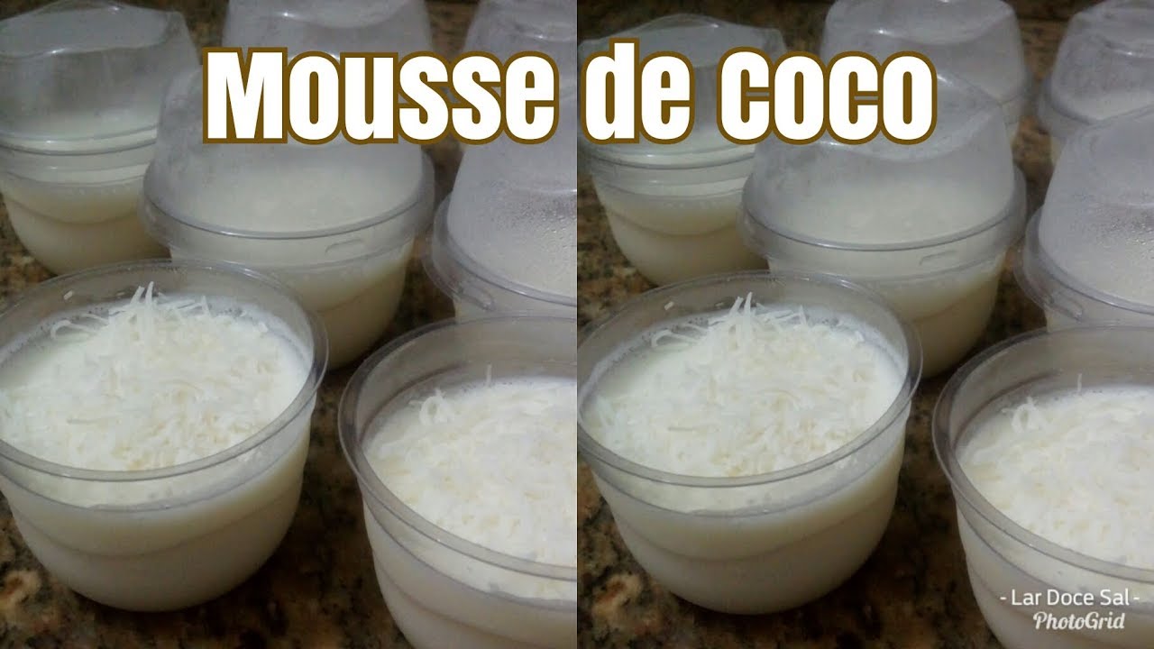 FATURE ALTO VENDENDO MOUSSE NO POTE, MOUSSE DE COCO NO POTINHO