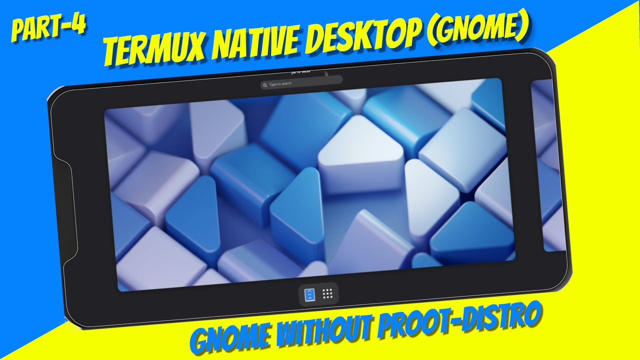How to install gnome desktop in Termux | without proot distro
