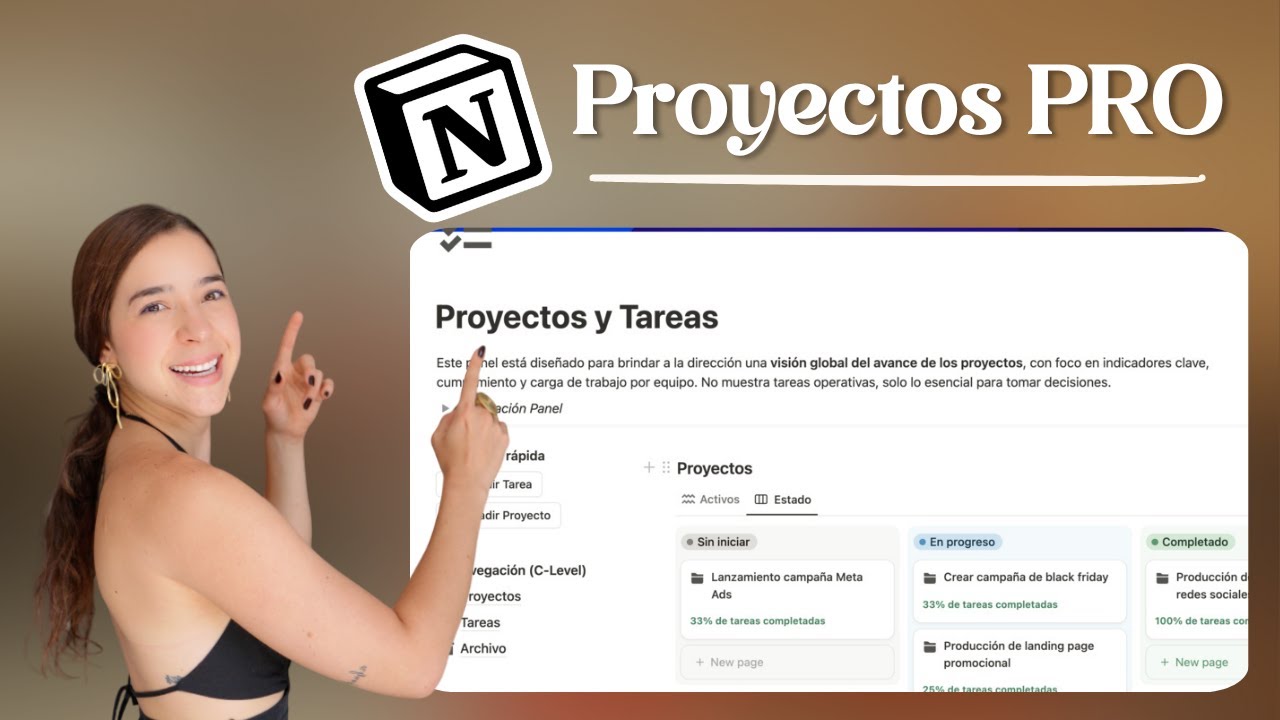 Notion para Gestión de Proyectos y Tareas: De Principiante a Experto + Plantilla GRATIS