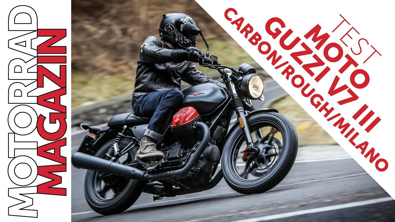 Moto Guzzi V7 III Test - Carbon / Milano / Rough, welche V7 man 2018 unbedingt haben muss!
