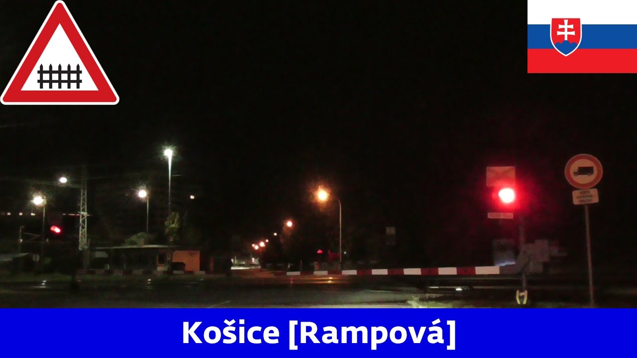 Železniční přejezd/Železničné priecestie Košice [Rampová] (SK) - 6.7.2024