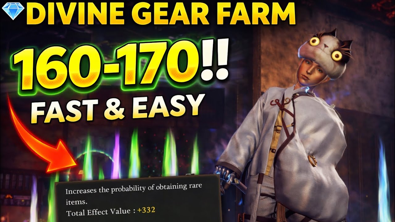 🔥Nioh 3 – FAST Divine Gear Farm 160–170!