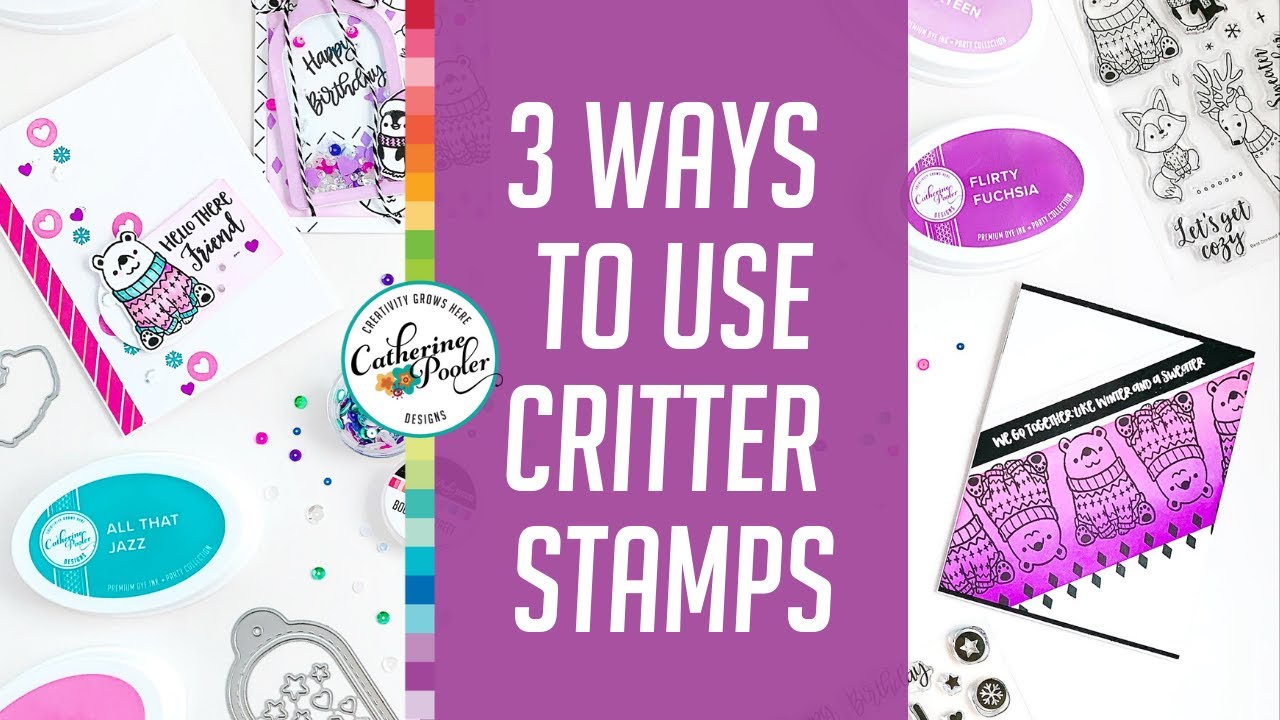 3 Ways to Use Critter Stamps