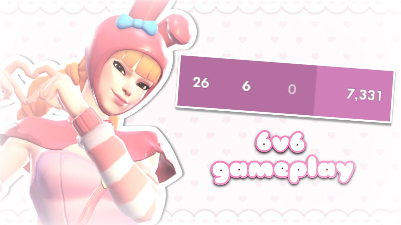 my melody - dva gameplay ⋆｡‧˚ʚ🍓ɞ˚‧｡⋆