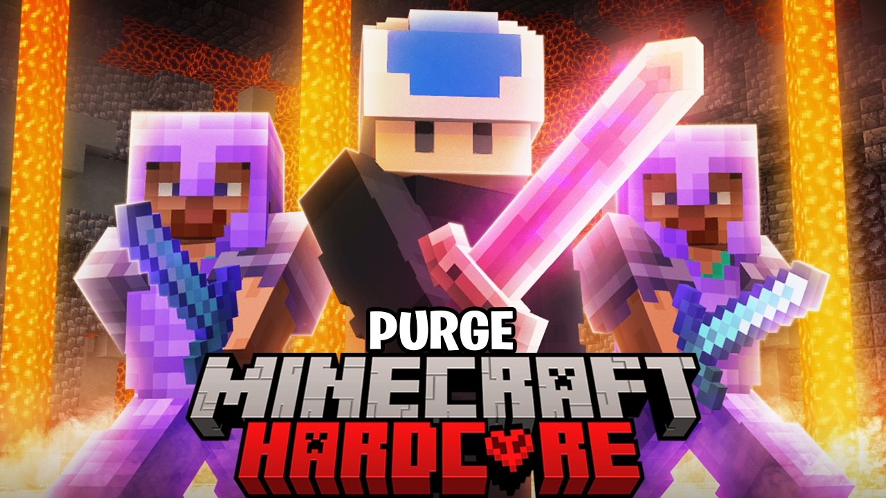 100 Players Simulate The Purge In Minecraft...MOVIE