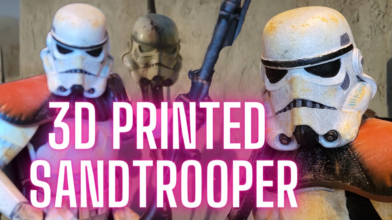 Star Wars Sandtrooper 3D Print & Paint By HKD3D Studio