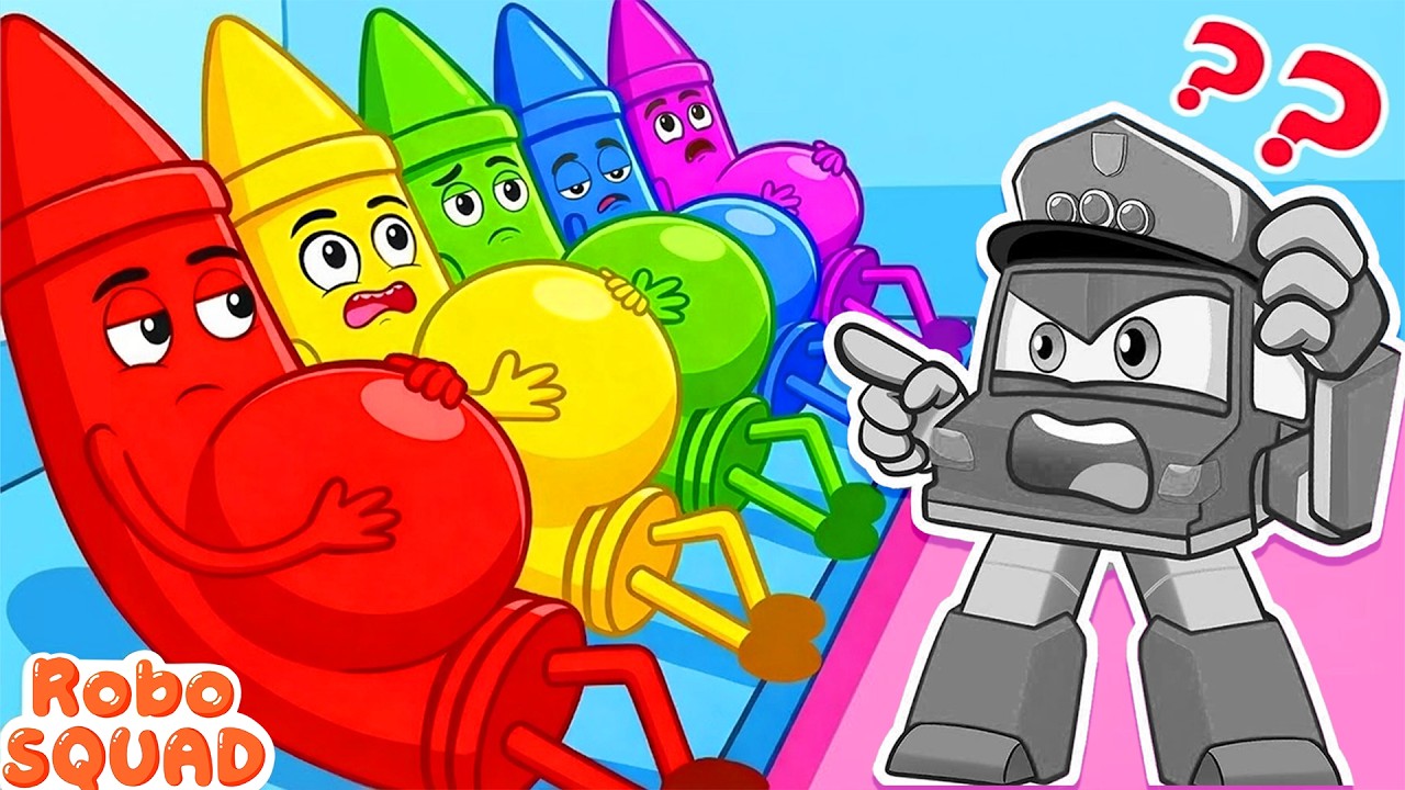 О нет⁉️ Малыш потерял цвет 🌈 Волшебный карандаш! ✨ Докторский осмотр - Забавный детский мультфиль...