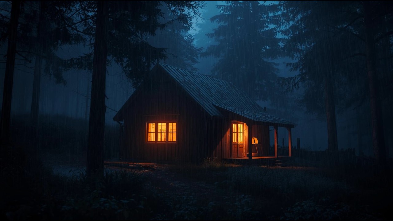 Rain for Stress Relief and Sleep | Calm Forest Rain Sounds