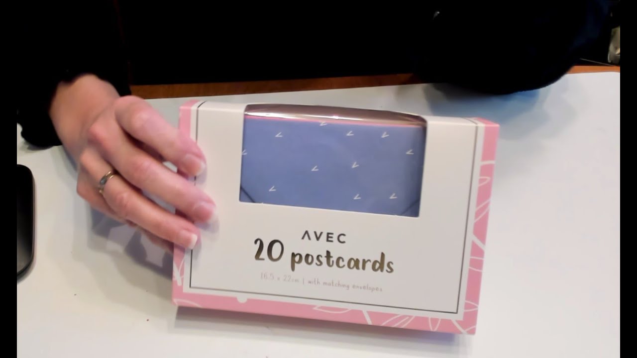 Album avec les set cartes et enveloppes couleurs de chez ACTION