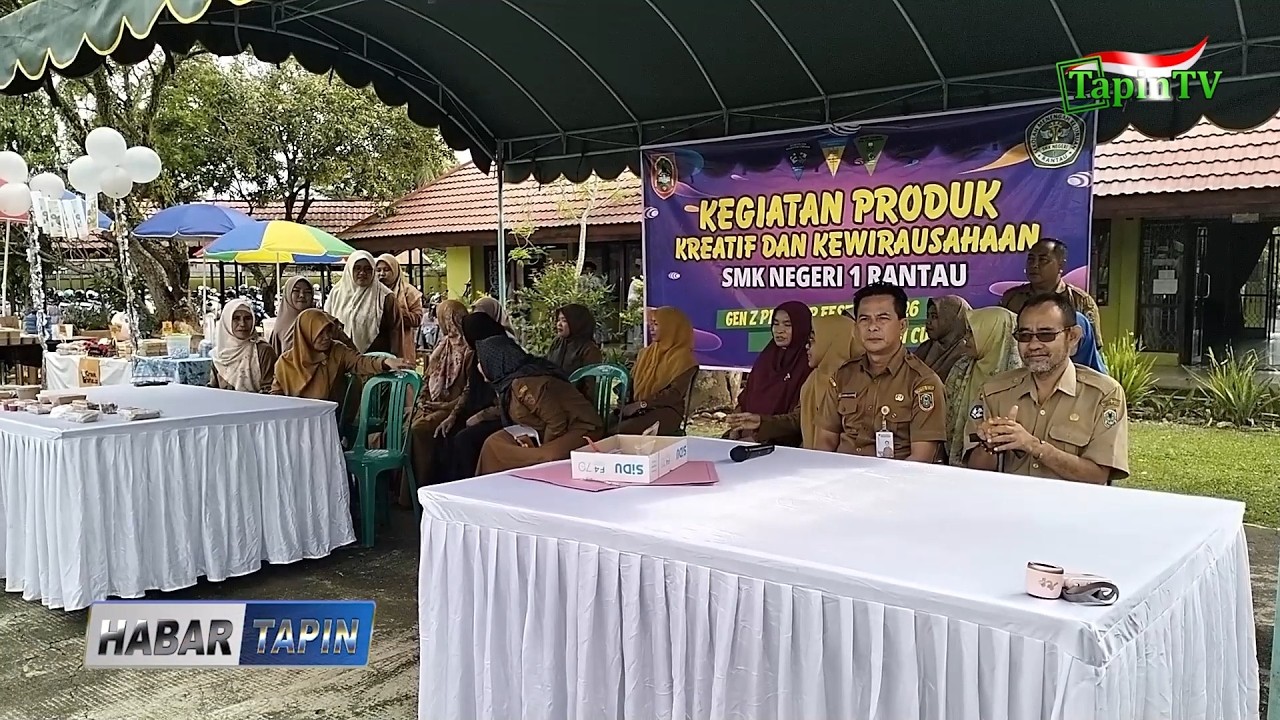 SMKN 1 RANTAU GELAR KEGIATAN PRODUK KREATIF DAN KEWIRAUSAHAAN