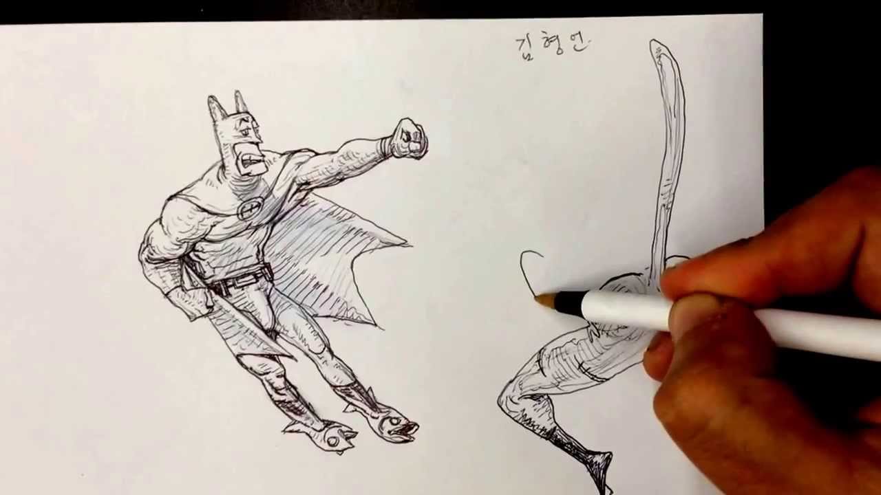 Kim Jung Gi 김정기 ballpoint pen doodle