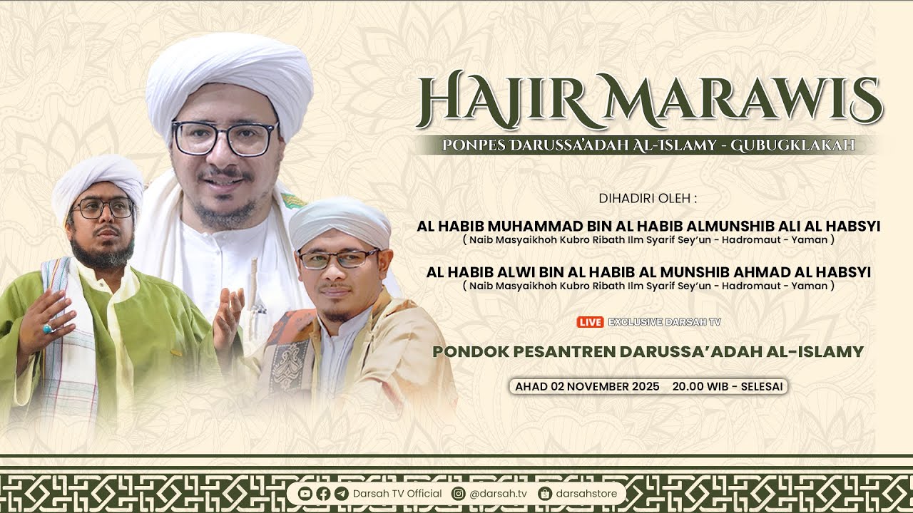 🔴LIVE |HAJIR MARAWIS | SPESIAL HABIB MUHAMMAD AL-HABSYI - MASJID JAMI' KOTA MALANG