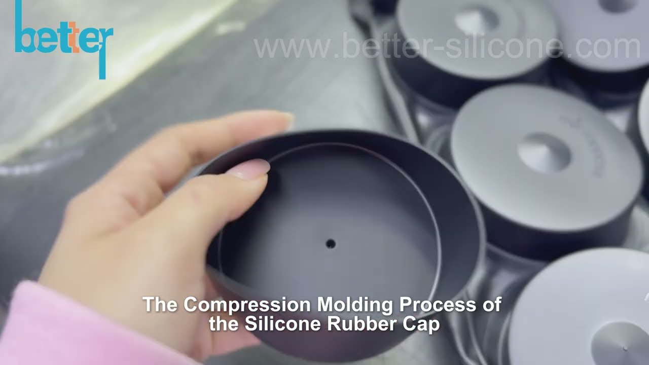 The Compression Molding Process of the Silicone Rubber Cup.