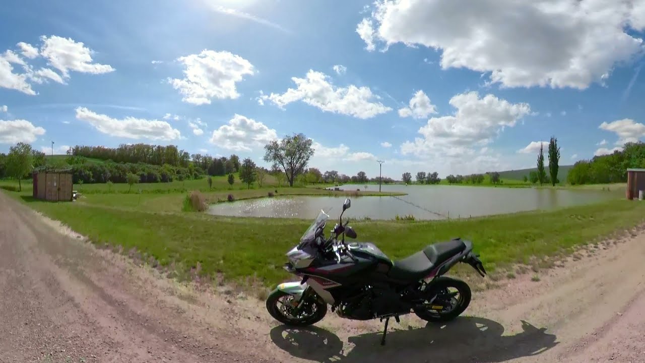 3K MOTO TEST KAWASAKI VERSYS 650CCM GoPro Fusion 360&deg; by Jakub