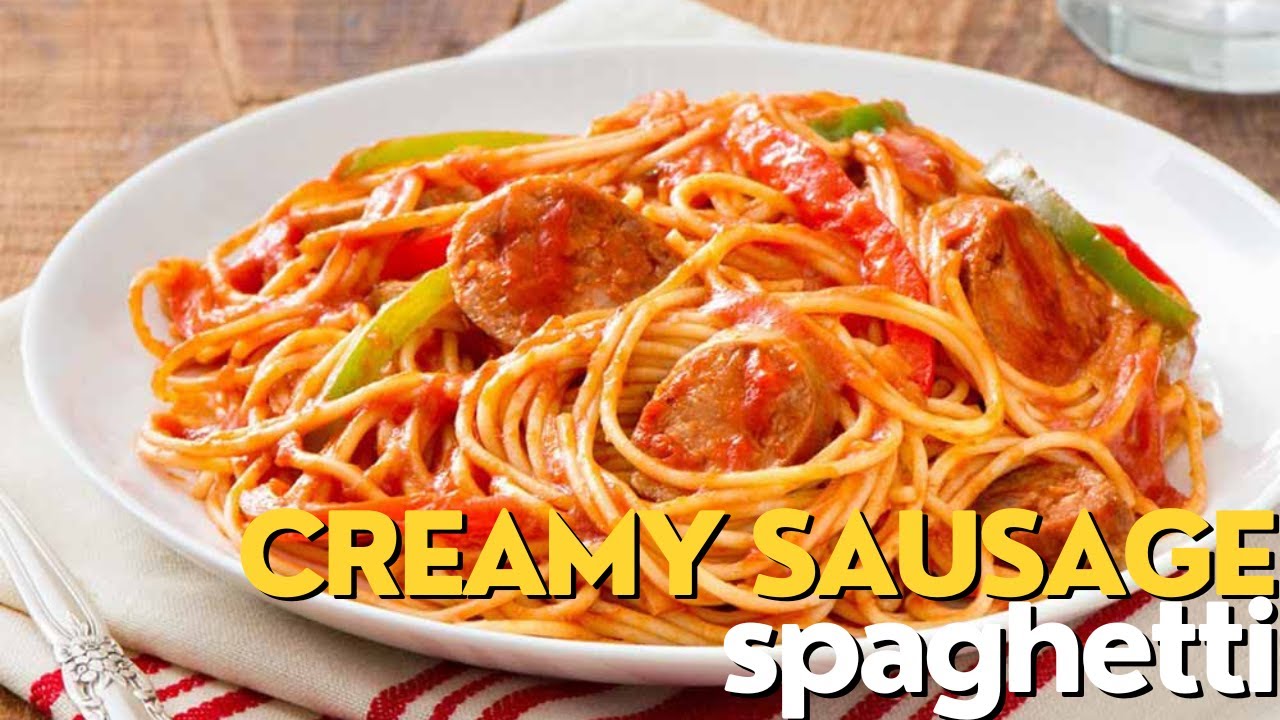 Creamy SAUSAGE Spaghetti Fusion Recipe That Will Blow Your Mind!