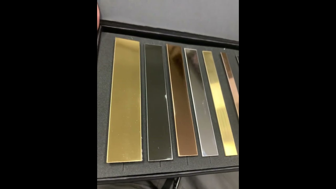 Hot sale 304 Stainless Steel Trim Strip #stainlesssteel #foshan #china #tiktok #tiles #trims