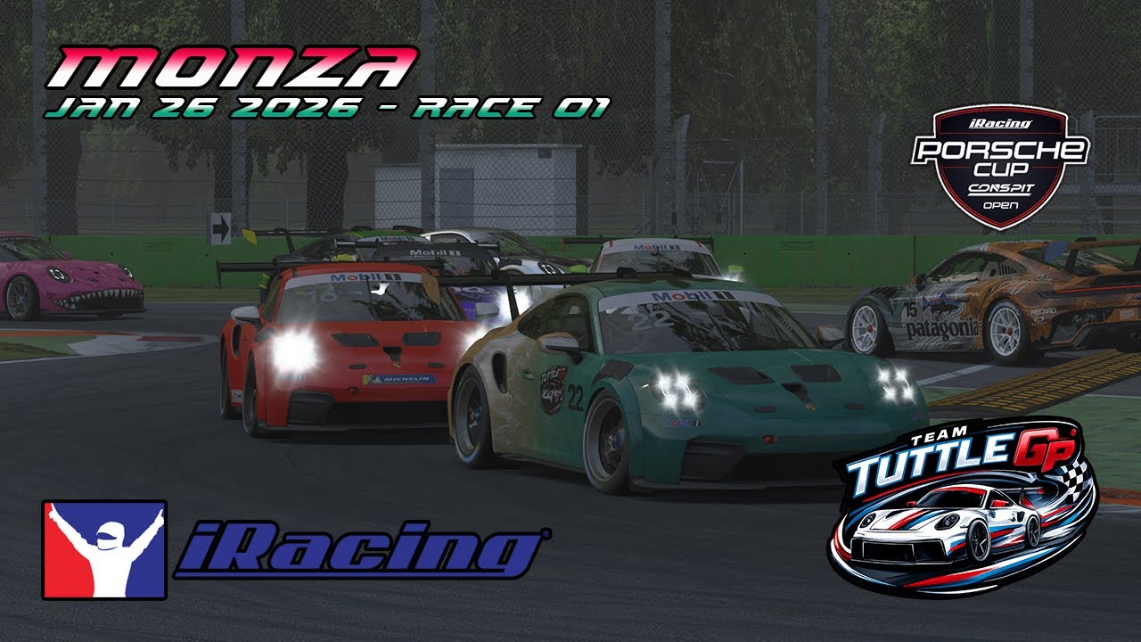 Race #01 - iRacing Porsche 911 Cup (992.2) Open - Monza Race 2026 01 26