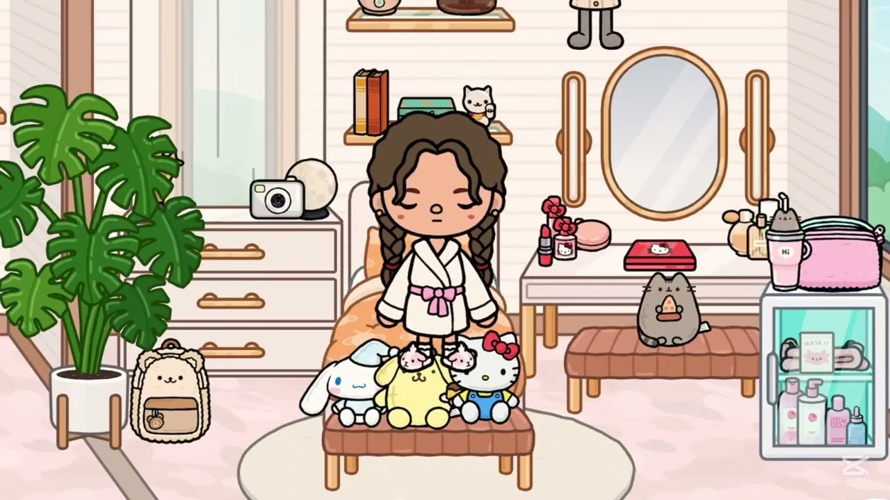 My morning routine with my family! 🎀 || Morning, breakfast, fun ~ 💕 #tocaboca #morning  #roleplay 
