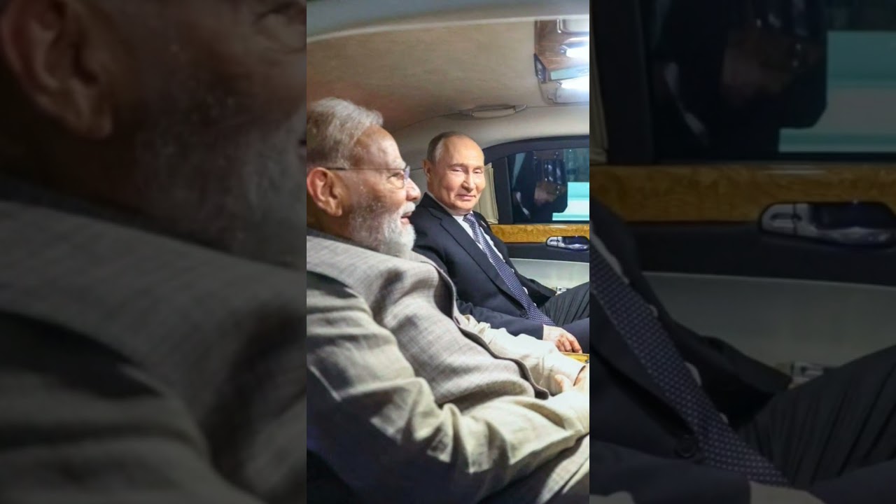 Putin and Modi's viral carpool diplomacy goes global #russia #modi