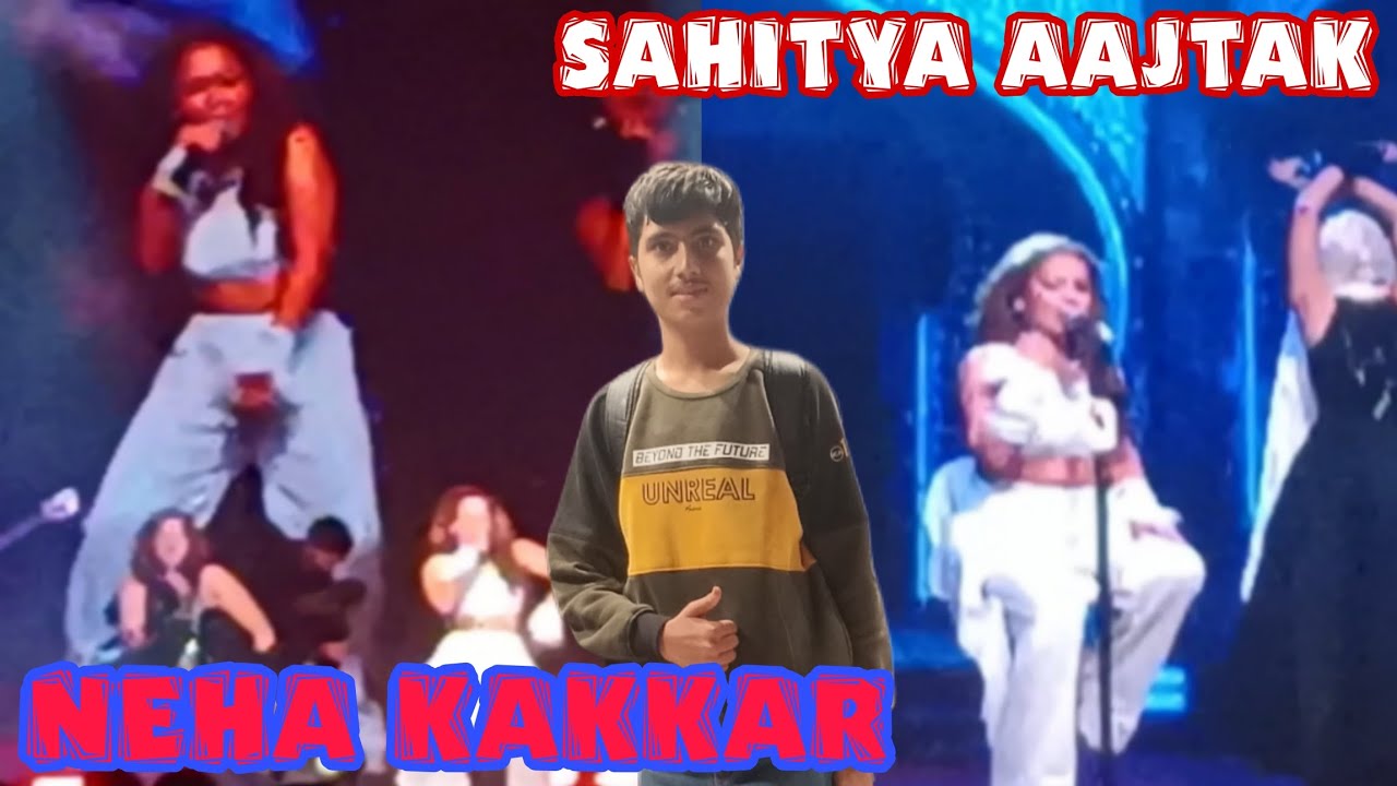 Neha Kakkar Live Concert at Sahitya AajTak | Major Dhyan Chand National Stadium 🔥🎤