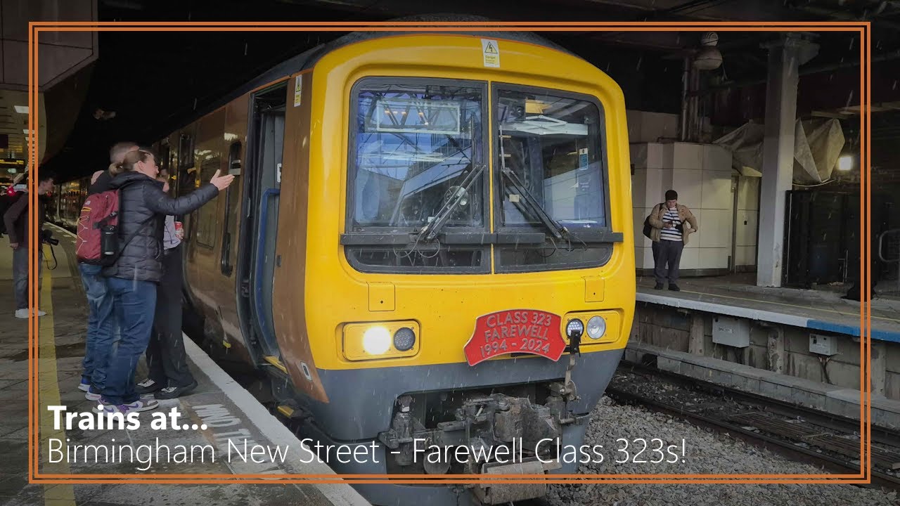 Trains at Birmingham New Street 29/09/2024 (Ft. Class 323 Farewell)