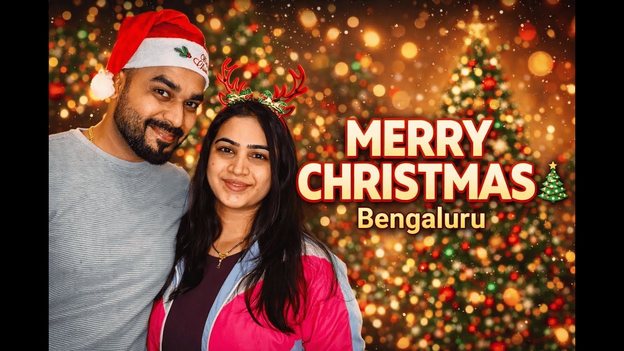 🎄✨ Christmas Eve Vibes Maza Agya at Church Street & Brigade Road, Bengaluru! 🎉🌟