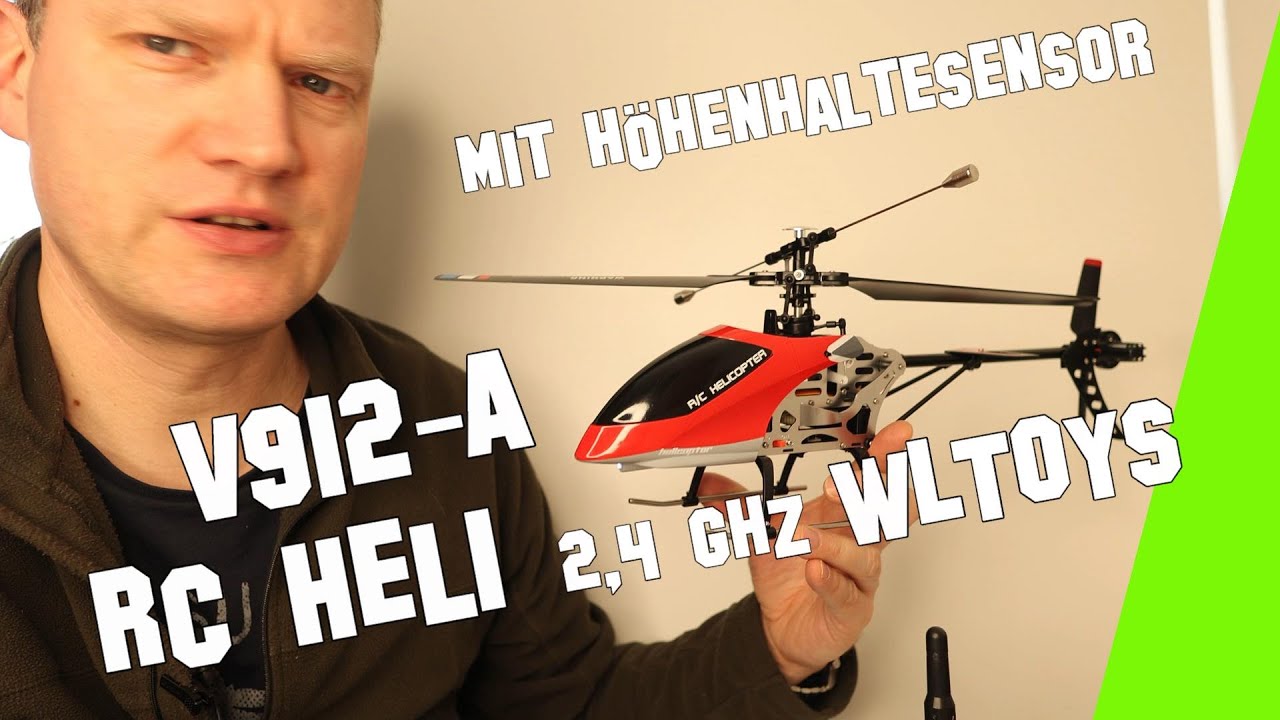 Der RC Helikopter mit Flybar und Höhenhaltsensor XK V912-A WLTOYS - wie fliegt der Heli? by Banggood