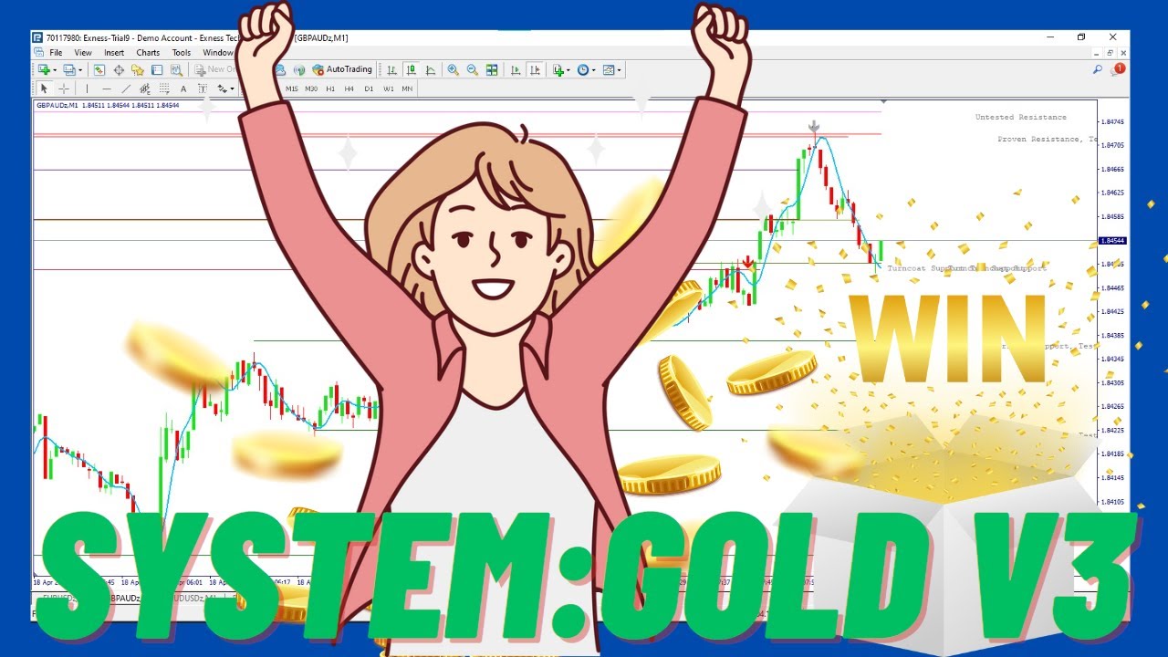 Binary Live Trading FOREX LIVE TRADING System Gold V3 Indicator  100% Non Repaint
