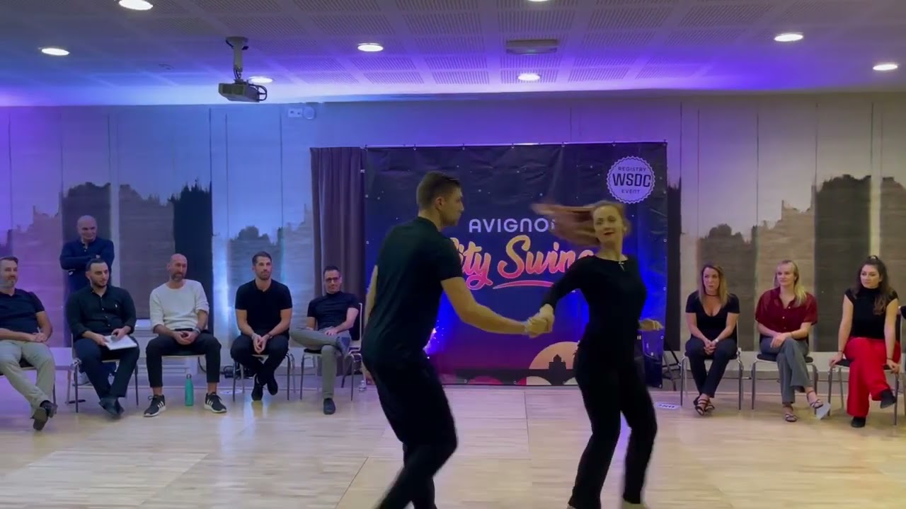 Avignon city swing 2023 Jack'n jill All-star 4th place  John Carrez & Giulia Kohlrusch