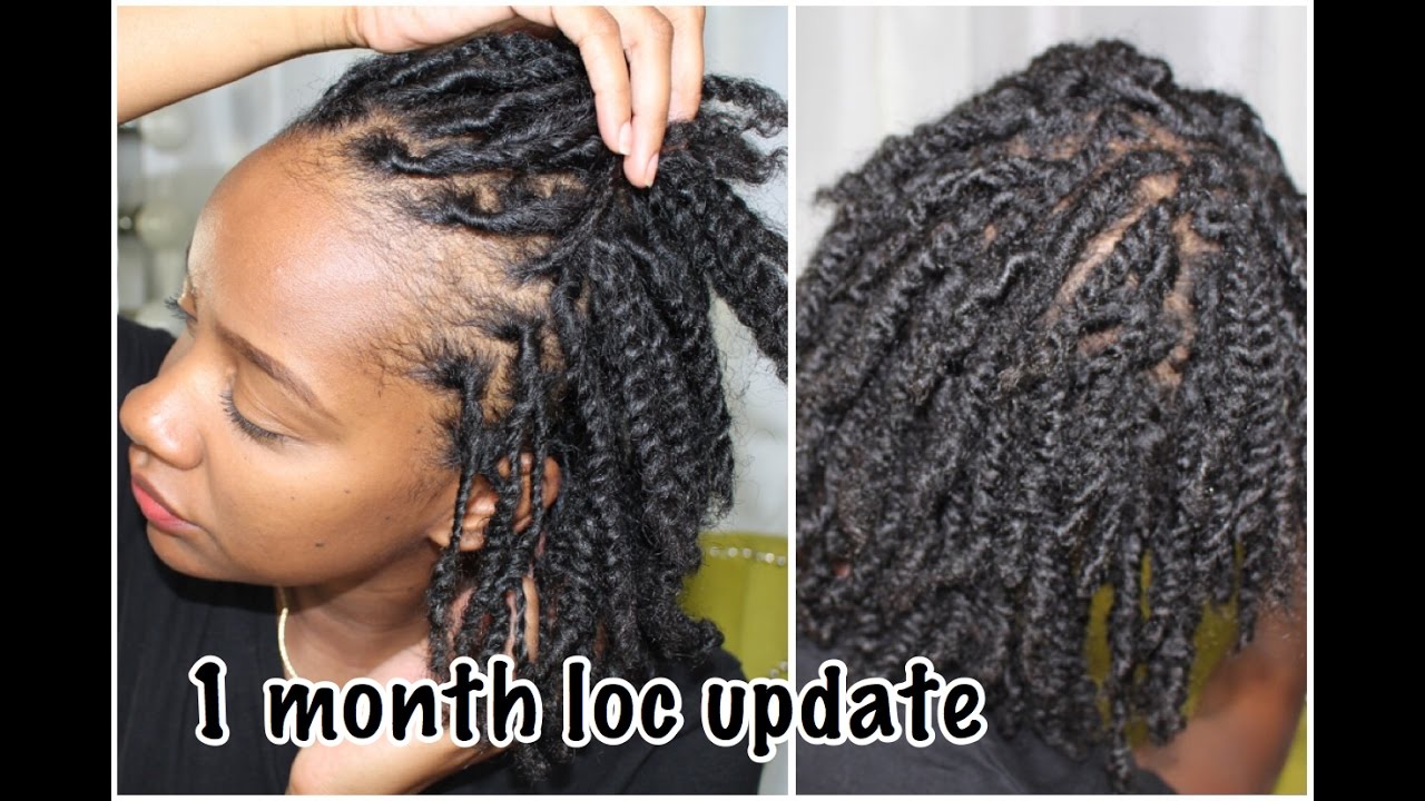 1 MONTH STARTER LOCS TWO STRAND TWIST | Regrets, Wash & Retwist | Trying Products